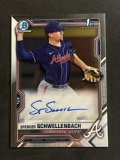 2021 Bowman Draft Chrome Draft Autographs Spencer Schwellenbach #CDA-SS card