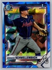 2021 Bowman Draft Sapphire Spencer Schwellenbach #BDC-44 card