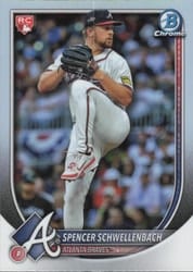 2025 Bowman Chrome Base Set Spencer Schwellenbach #84b card