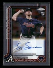 2025 Topps Chrome Rookie Autographs Spencer Schwellenbach #RA-SS card