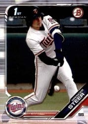 2019 Bowman Draft Base Set Spencer Steer #BD-153 card