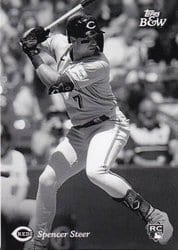 2023 Topps Black & White Base Set Spencer Steer #11 card