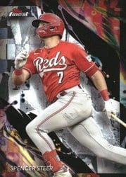 2024 Finest Base Set Spencer Steer #133 card