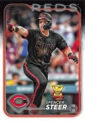 2024 Topps Base Set Spencer Steer #485 card