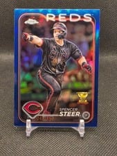 2024 Topps Chrome Spencer Steer #104 card