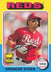 2024 Topps Heritage Mini Base Set Spencer Steer #235 card