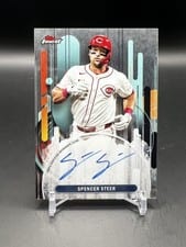 2025 Finest Autographs Spencer Steer #FA-SS card