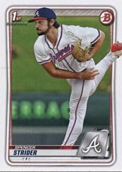 2020 Bowman Draft Base Set Spencer Strider #BD-20 card