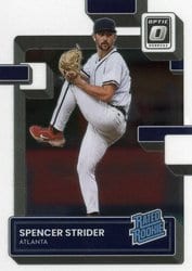 2022 Donruss Optic Base Set Spencer Strider #76 card