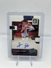 2022 Donruss Optic Rated Rookies Signatures Spencer Strider #RRS-SS card