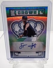 2022 Panini Capstone Crown Autographs Spencer Strider #C-SS card