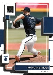 2022 Panini Chronicles Clearly Donruss Spencer Strider #10 card