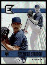 2022 Panini Chronicles Essentials Autographs Spencer Strider #10 card