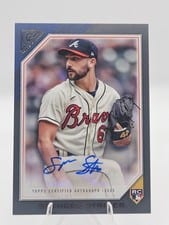 2022 Topps Gallery Rookie Autographs Spencer Strider #RA-SS card