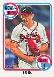 2023 Topps Heritage Now and Then Spencer Strider #NT-7 card