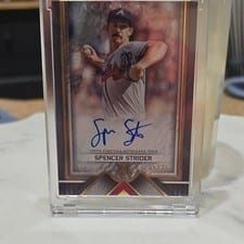 2023 Topps Museum Collection Archival Autographs Spencer Strider #AA-SS card