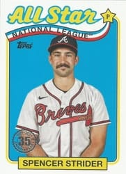 2024 Topps 1989 Topps Baseball 35th Anniversary All-Stars Spencer Strider #89ASB-15 card