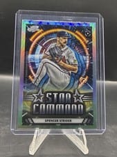 2024 Topps Cosmic Chrome Star Command Spencer Strider #SC-19 card