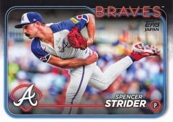 2024 Topps Japan Edition Base Set Spencer Strider #81 card