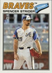 2026 Topps Heritage Base Set Spencer Strider #41 card