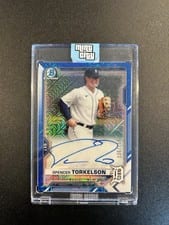 2021 Bowman Chrome Mega Box Mojo Autographs Spencer Torkelson #BMA-ST card