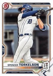 2021 Bowman Draft Base Set Spencer Torkelson #BD-20 card