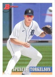 2021 Bowman Heritage Base Set Spencer Torkelson #193 card