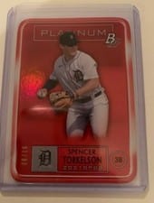 2021 Bowman Platinum Die-Cuts Spencer Torkelson #PDC-1 card