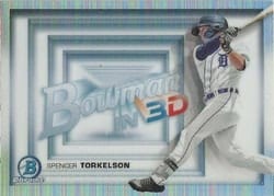 2022 Bowman 3D Spencer Torkelson #B3D-11 card