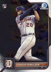2022 Bowman Chrome Base Set Spencer Torkelson #53 card