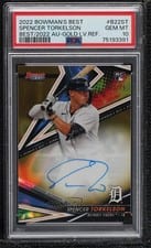 2022 Bowman's Best Best of 2022 Autographs Spencer Torkelson #B22-ST card
