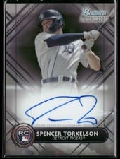 2022 Bowman Sterling Rookie Autographs Spencer Torkelson #RA-ST card