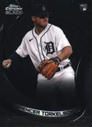 2022 Topps Chrome Black Base Set Spencer Torkelson #3 card