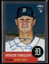 2022 Topps Chrome Platinum Anniversary Autographs Spencer Torkelson #CPA-ST card