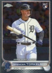 2022 Topps Chrome Update Base Set Spencer Torkelson #USC157 card
