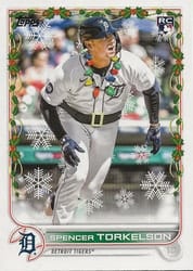 2022 Topps Holiday Base Set Spencer Torkelson #HW200c card