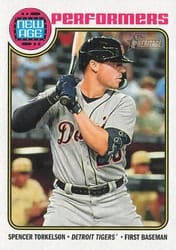 2023 Topps Heritage New Age Performers Spencer Torkelson #NA-21 card