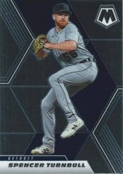 2021 Panini Mosaic Base Set Spencer Turnbull #182 card