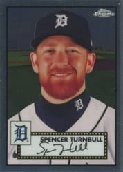 2021 Topps Chrome Platinum Anniversary Base Set Spencer Turnbull #389 card