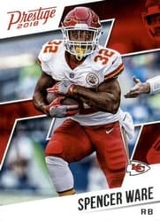2018 Panini Prestige Base Set Spencer Ware #124 card