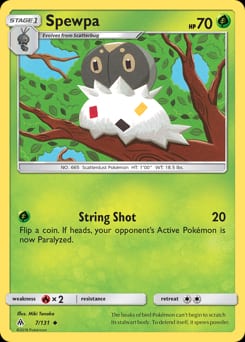 Forbidden Light Spewpa #7 card