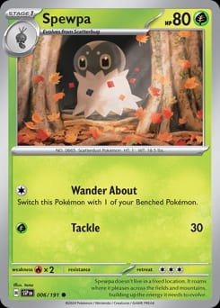 Surging Sparks Spewpa #6 card