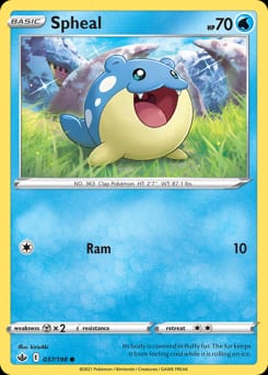 Chilling Reign Spheal #37 card