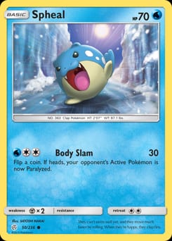 Cosmic Eclipse Spheal #50 card