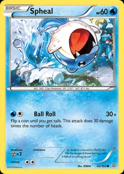 Primal Clash Spheal #45 card