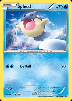 Primal Clash Spheal #46 card