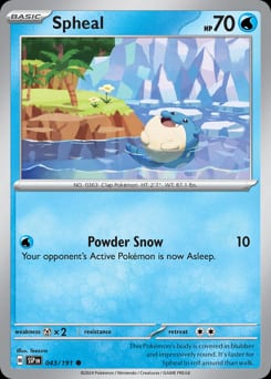 Surging Sparks Spheal #43 card