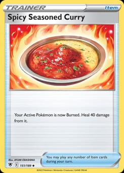 Astral Radiance Spicy Seasoned Curry #151 card