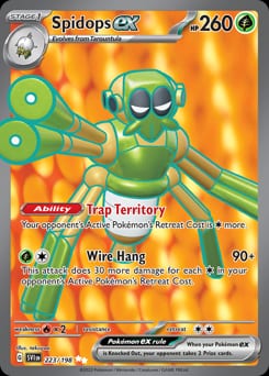 Scarlet & Violet Spidops ex #223 card