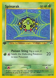 Neo Discovery Spinarak #64 card